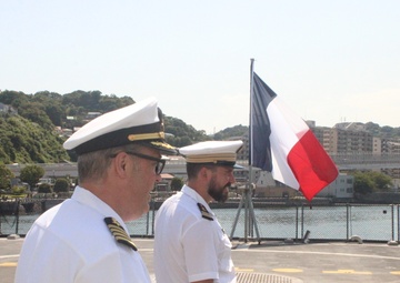 DESRON 15 Visits FS Bretagne (D655)