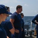 Coast Guard Cutter Northland crew members receive training at sea