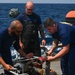 Coast Guard Cutter Northland crew members receive training at sea