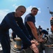 Coast Guard Cutter Northland crew members receive training at sea