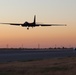 TU-2S Dragon Lady flies at dusk