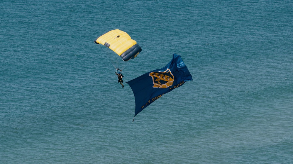 DVIDS Images Navy Parachute Team Jumps into Pacific Airshow Gold