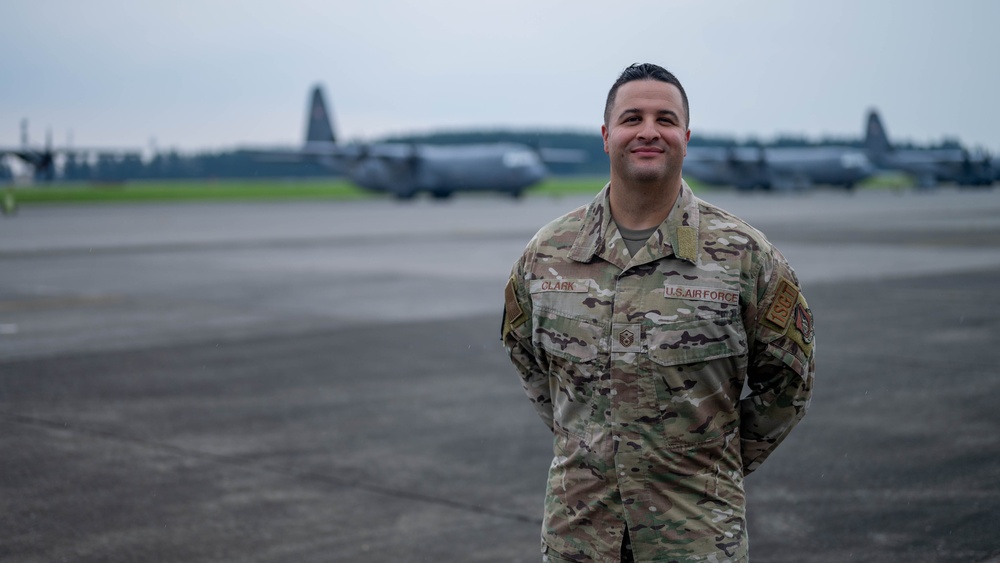 Exemplifying leadership: Master Sgt. Houston Clark