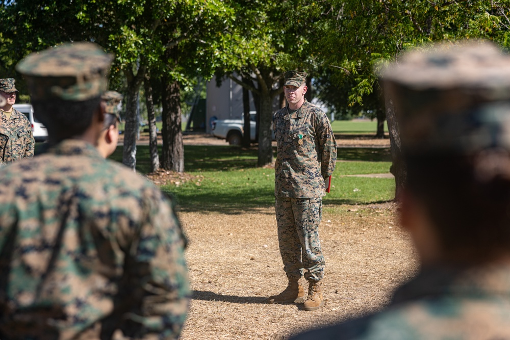 MRF-D 24.3 Marine awarded for live-saving actions during training in Darwin, Australia
