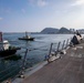 USS Ralph Johnson Departs Busan