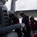 Frank E. Petersen Jr. conducts flight quarters