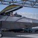 F-22 Raptors take-off within the USCENTCOM AOR