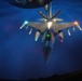 U.S. F-16s receive fuel from KC-135s over the CENTCOM area of responsibility