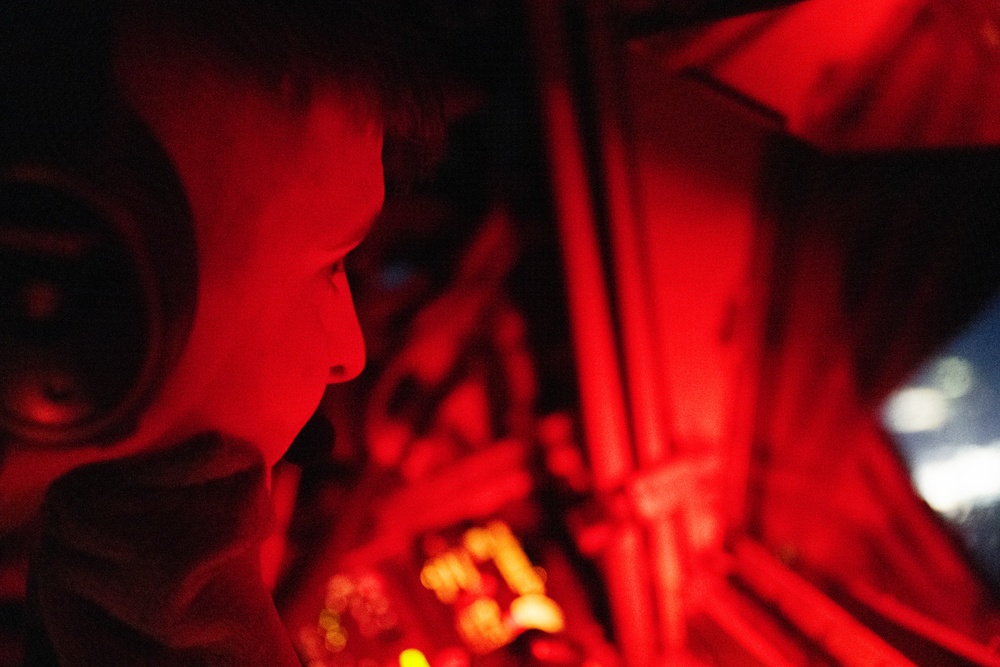 U.S. F-16s receive fuel from KC-135s over the CENTCOM area of responsibility