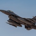 F-16s take off to support combat operations