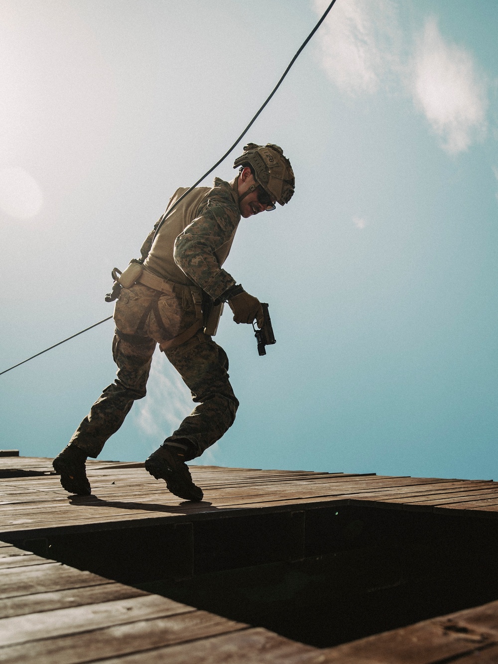 ROK, 15th MEU Recon Marines Conduct Mountain Rescue Training
