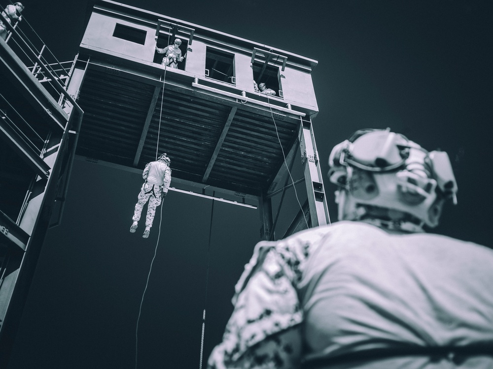 ROK, 15th MEU Recon Marines Conduct Mountain Rescue Training
