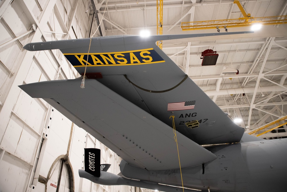 A Historic Revival: The 190th ARW Conducts Its First KC-135 Fin Fold in Ten Years