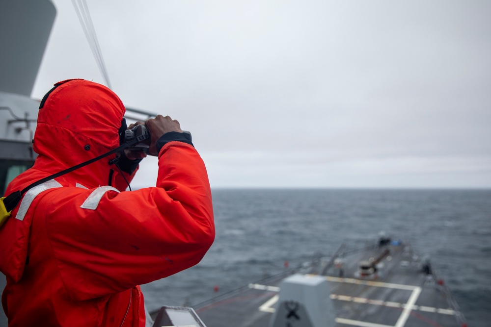 USS Delbert D. Black (DDG 119) participates in Operation NANOOK