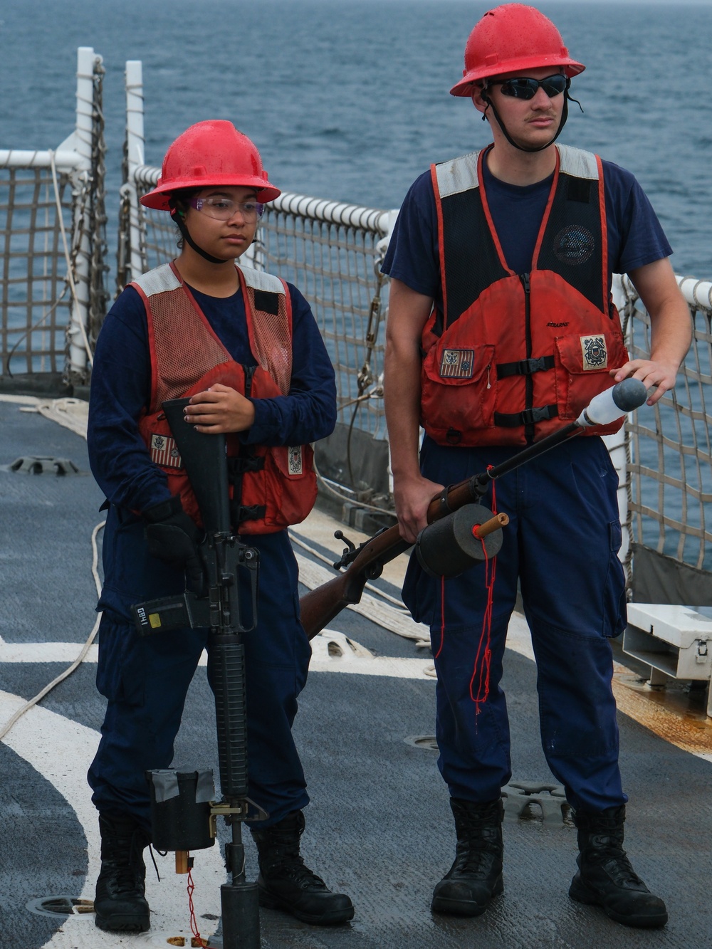 Coast Guard Cutters Northland, John Patterson conduct towing exercise at sea