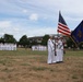 Sea Cadets present the colors at Devens