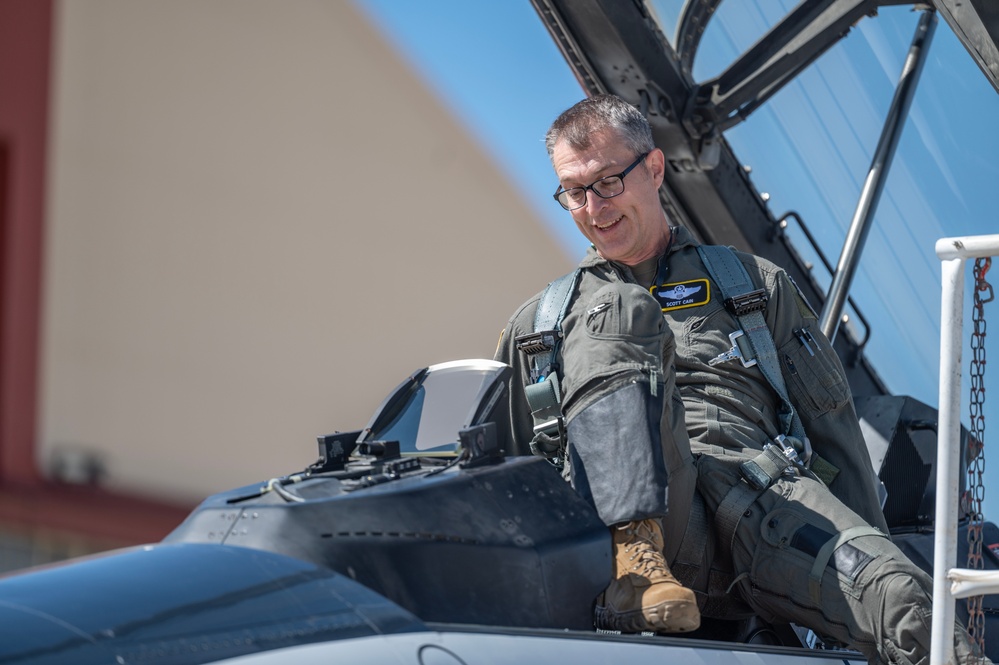 Cain takes first flight as AFTC commander