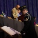 Michigan National Guard Soldiers and Airmen present the EANGUS Memorial Roll Call book in Detroit, MI