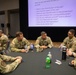 Senior Army and Air Force enlisted leaders participate in a speed mentoring session during the Joint Enlisted Leadership Conference running in Detroit, MI