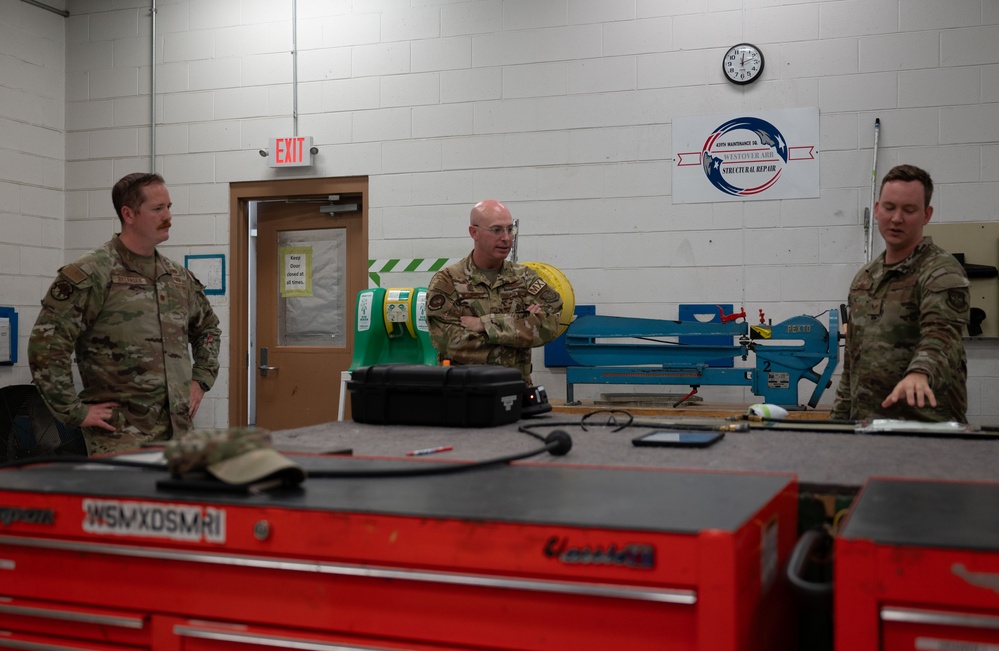 Connecting and learning: Dover AFB visits Westover ARB