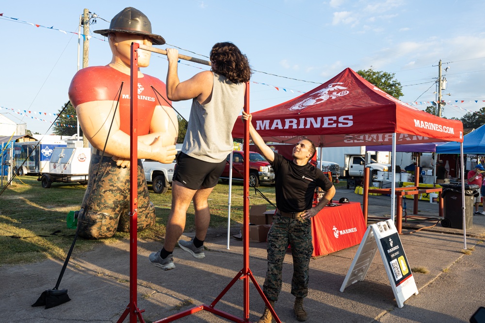 Marines at the Tennessee State Fair 2024