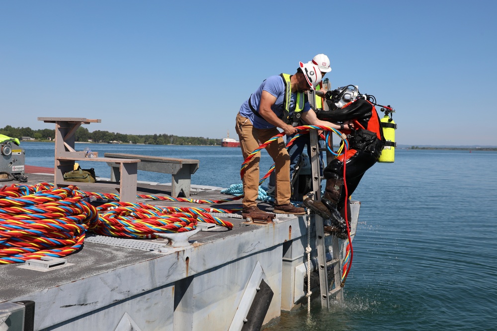 U.S. Army Corps of Engineers removes WWII era gates hidden in St. Marys River