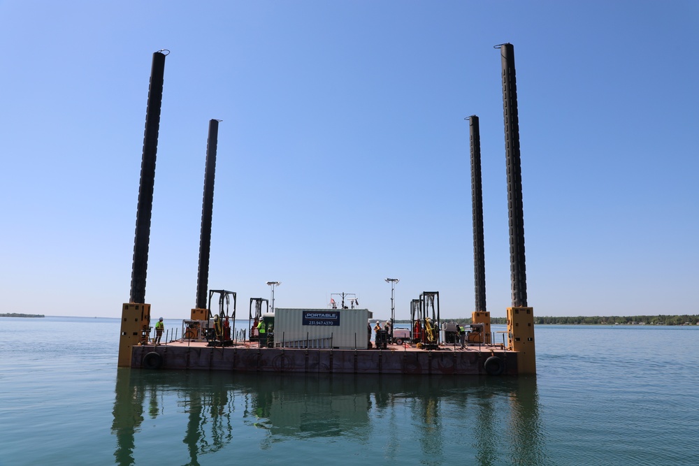 U.S. Army Corps of Engineers removes WWII era gates hidden in St. Marys River