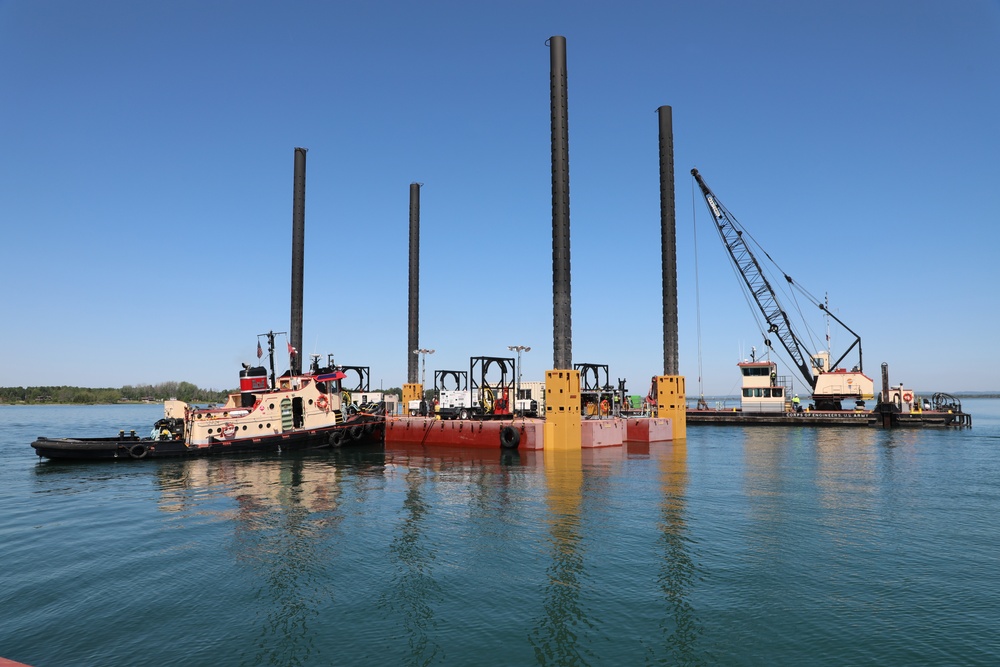 U.S. Army Corps of Engineers removes WWII era gates hidden in St. Marys River