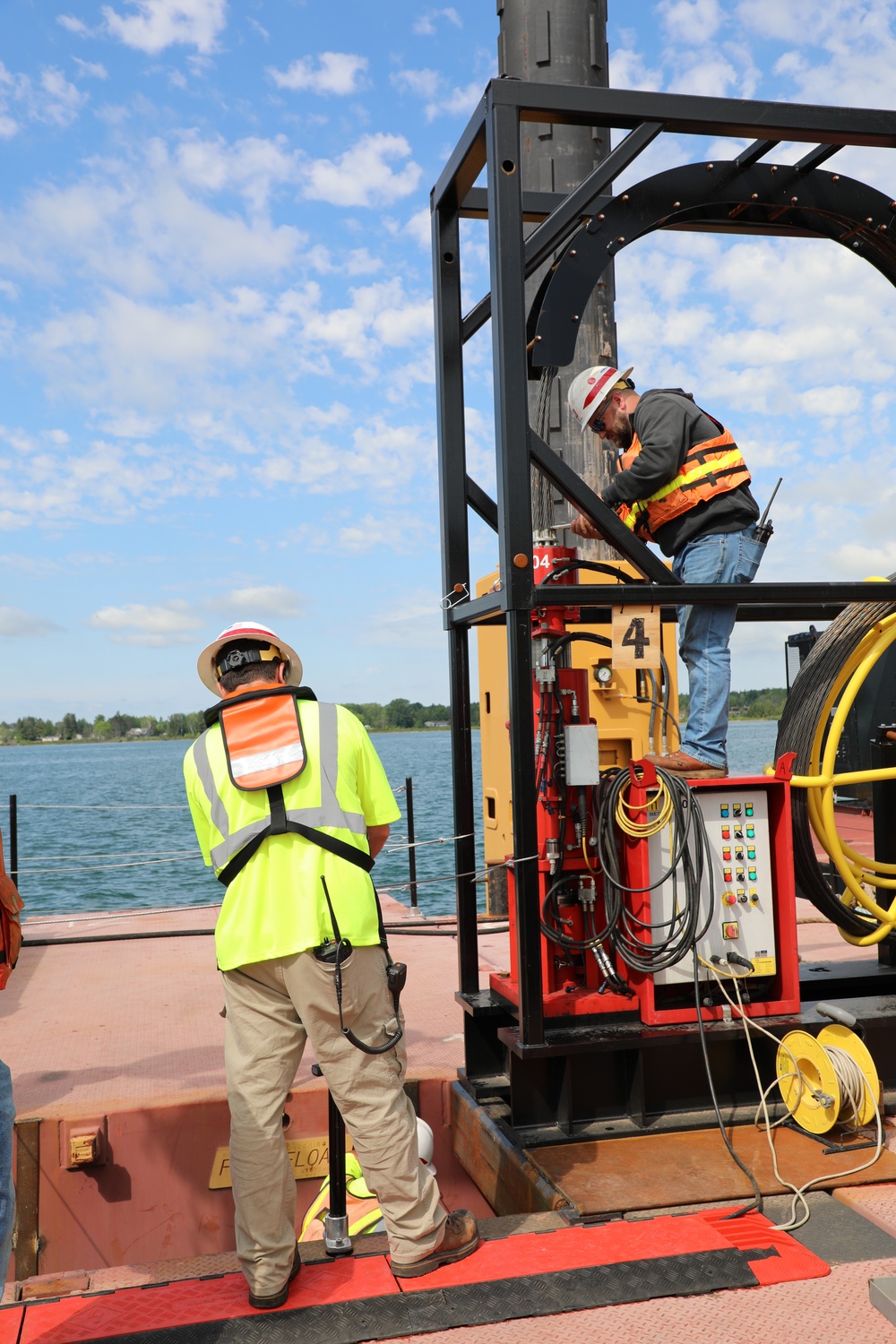 U.S. Army Corps of Engineers removes WWII era gates hidden in St. Marys River