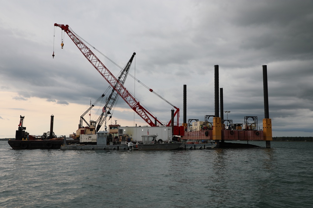 U.S. Army Corps of Engineers removes WWII era gates hidden in St. Marys River