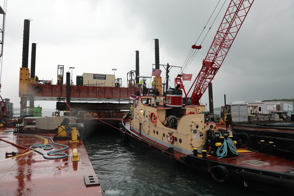 U.S. Army Corps of Engineers removes WWII era gates hidden in St. Marys River