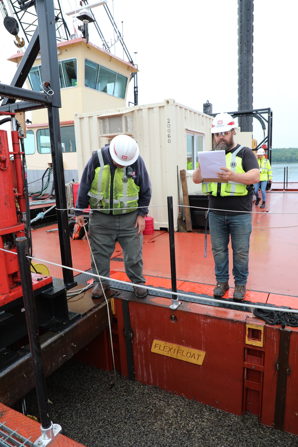 U.S. Army Corps of Engineers removes WWII era gates hidden in St. Marys River