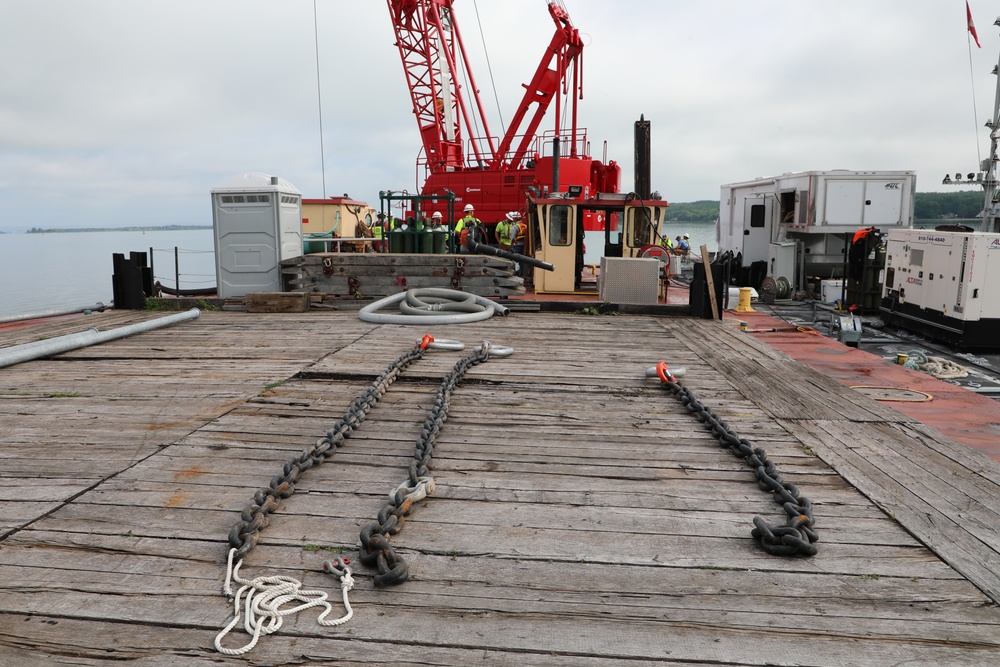 U.S. Army Corps of Engineers removes WWII era gates hidden in St. Marys River