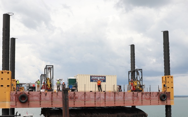 U.S. Army Corps of Engineers removes WWII era gates hidden in St. Marys River
