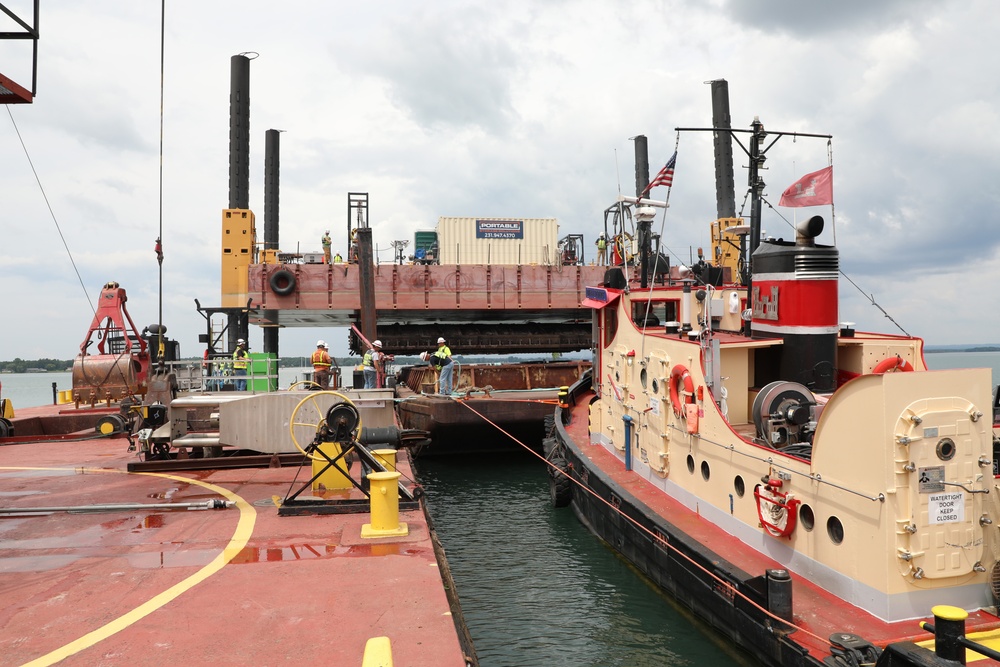 U.S. Army Corps of Engineers removes WWII era gates hidden in St. Marys River