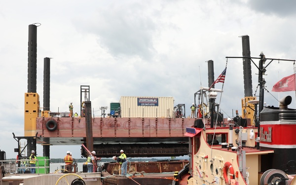 U.S. Army Corps of Engineers removes WWII era gates hidden in St. Marys River