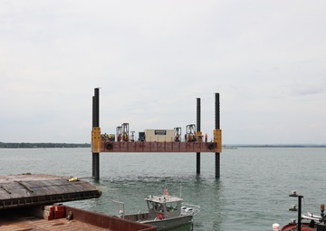 U.S. Army Corps of Engineers removes WWII era gates hidden in St. Marys River