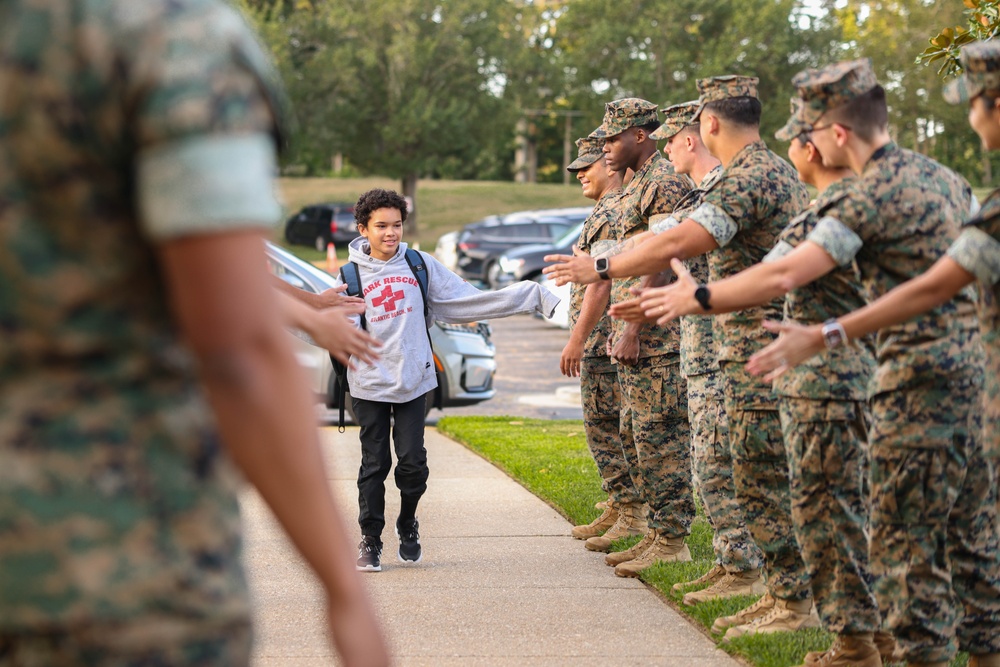 DVIDS - Images - U.S. Marines welcome students back to school [Image 2 ...