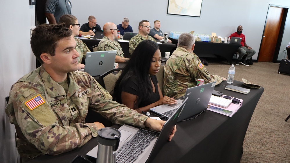 Joint task force program managers request feedback during joint exercise