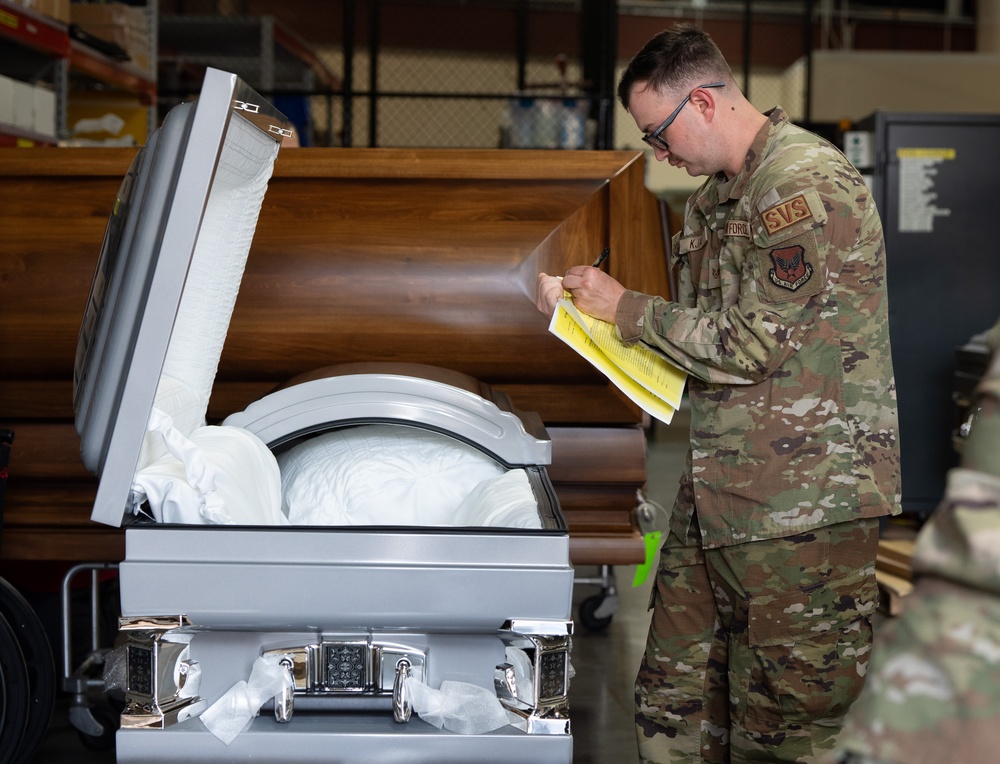 AFMAO completes casket inspection