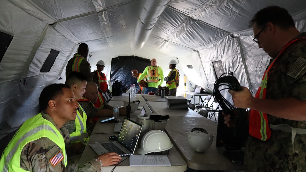 Joint Operations Center utilized during joint task force exercise