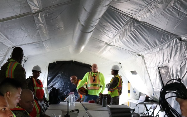 Joint Operations Center utilized during joint task force exercise