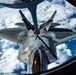 KC-135 Stratotanker refueling F-22 Raptor