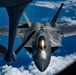 KC-135 Stratotanker refueling F-22 Raptor