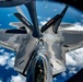 KC-135 Stratotanker refueling F-22 Raptor