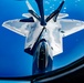 KC-135 Stratotanker refueling F-22 Raptor