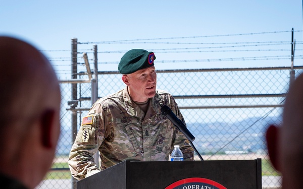 Special Operations Command North Change of Responsibility 2024