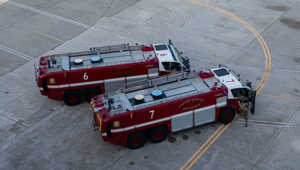 FOD walk after Tropical Storm Debby