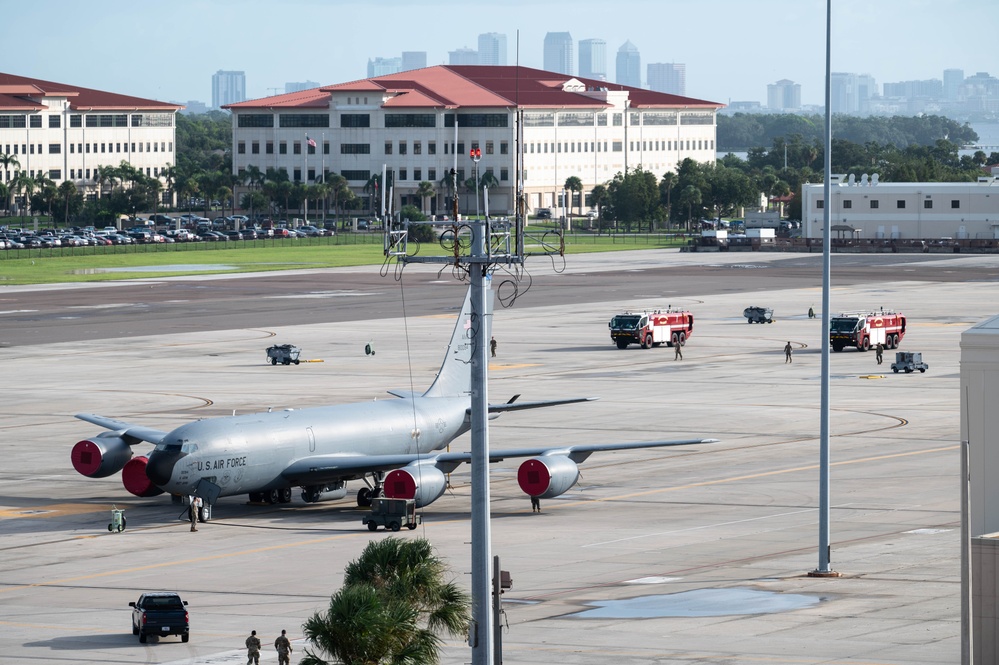 FOD walk after Tropical Storm Debby