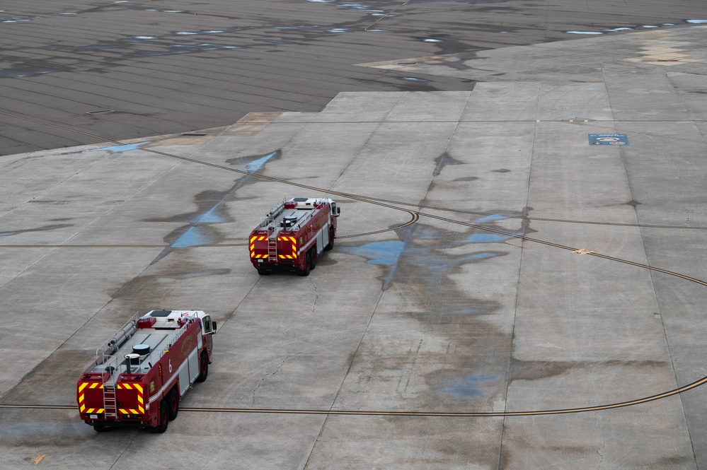 FOD walk after Tropical Storm Debby